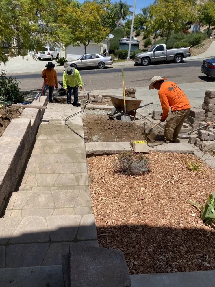 Custom landscape installation for outdoor upgrades in Escondido, CA by Active Landscape And Tree Service
