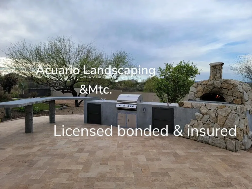 Reliable lawn care service in Phoenix, AZ by Acuario Landscaping and Maintenance