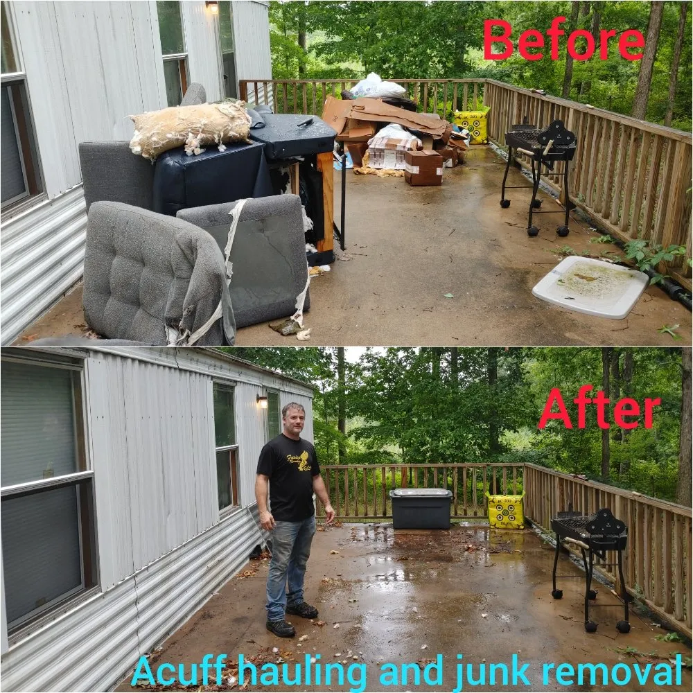 Trusted garden landscaping with custom design in Lavonia, GA by Acuff Hauling and Junk Removal