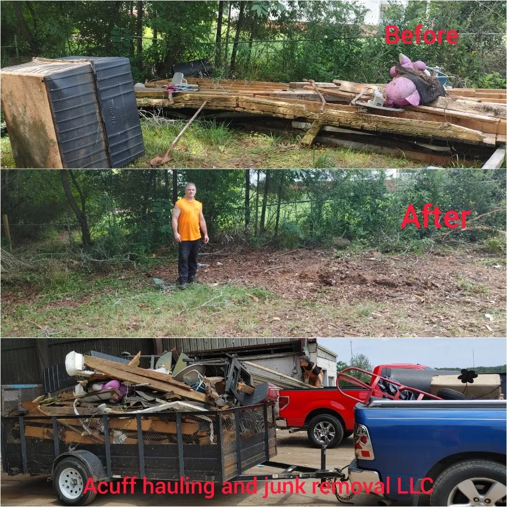 Local yard cleanup service in Lavonia, GA - Acuff Hauling and Junk Removal