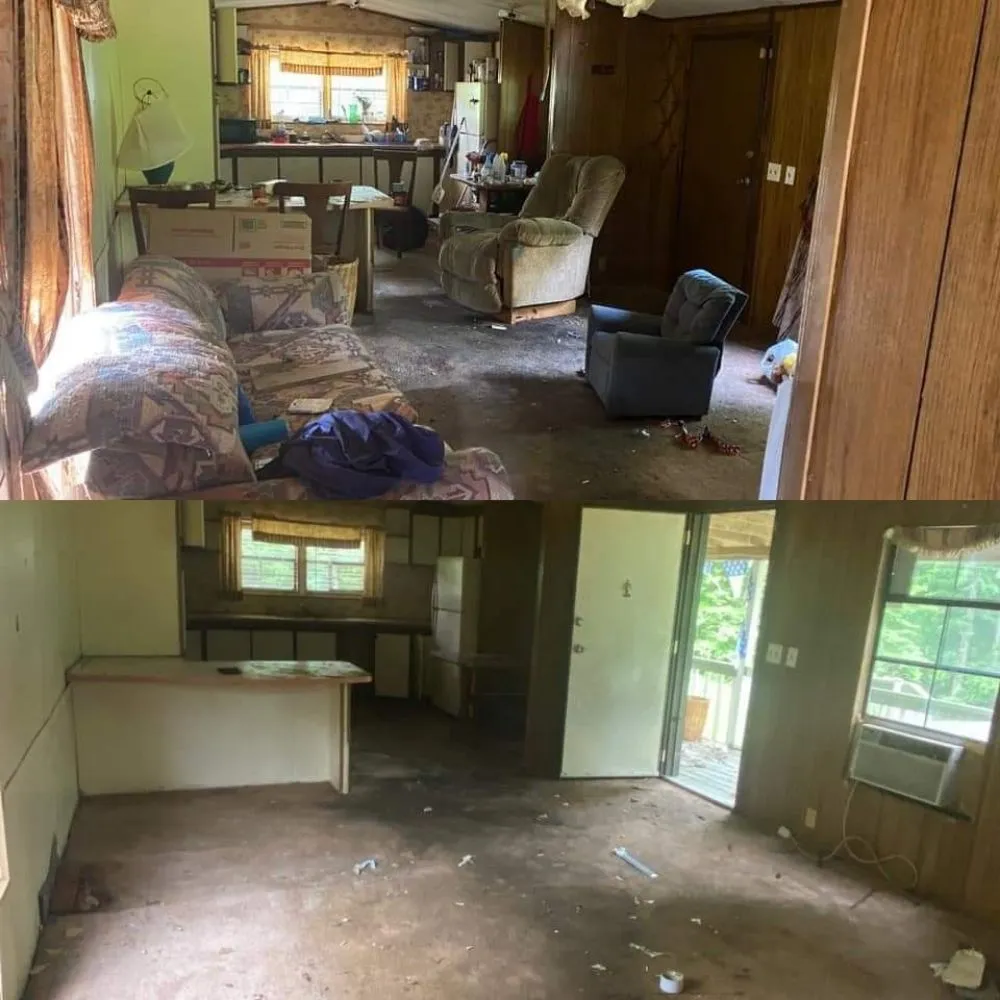 Trusted yard cleanup service in Lavonia, GA - Acuff Hauling and Junk Removal