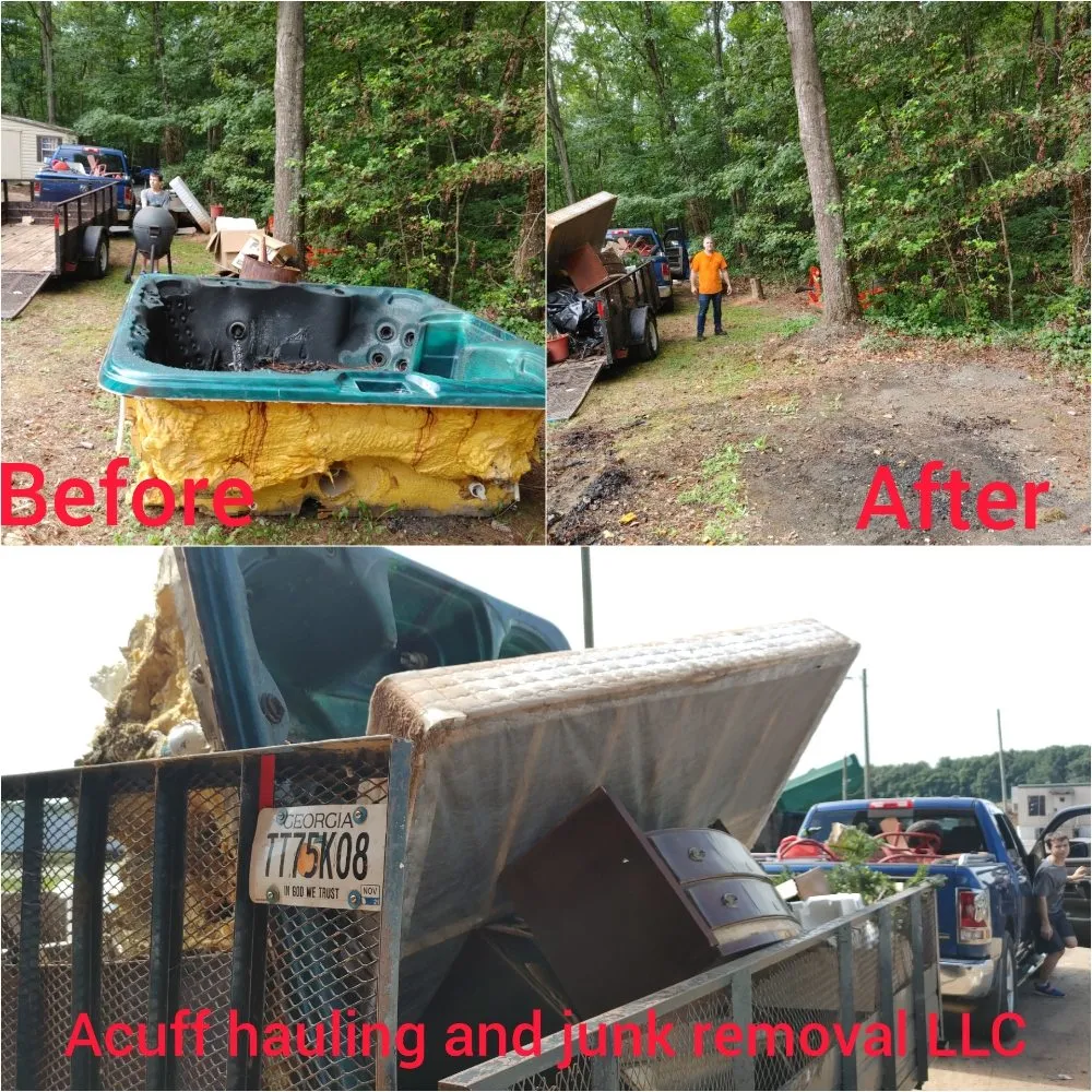 Local yard maintenance for homes across Lavonia, GA - Acuff Hauling and Junk Removal