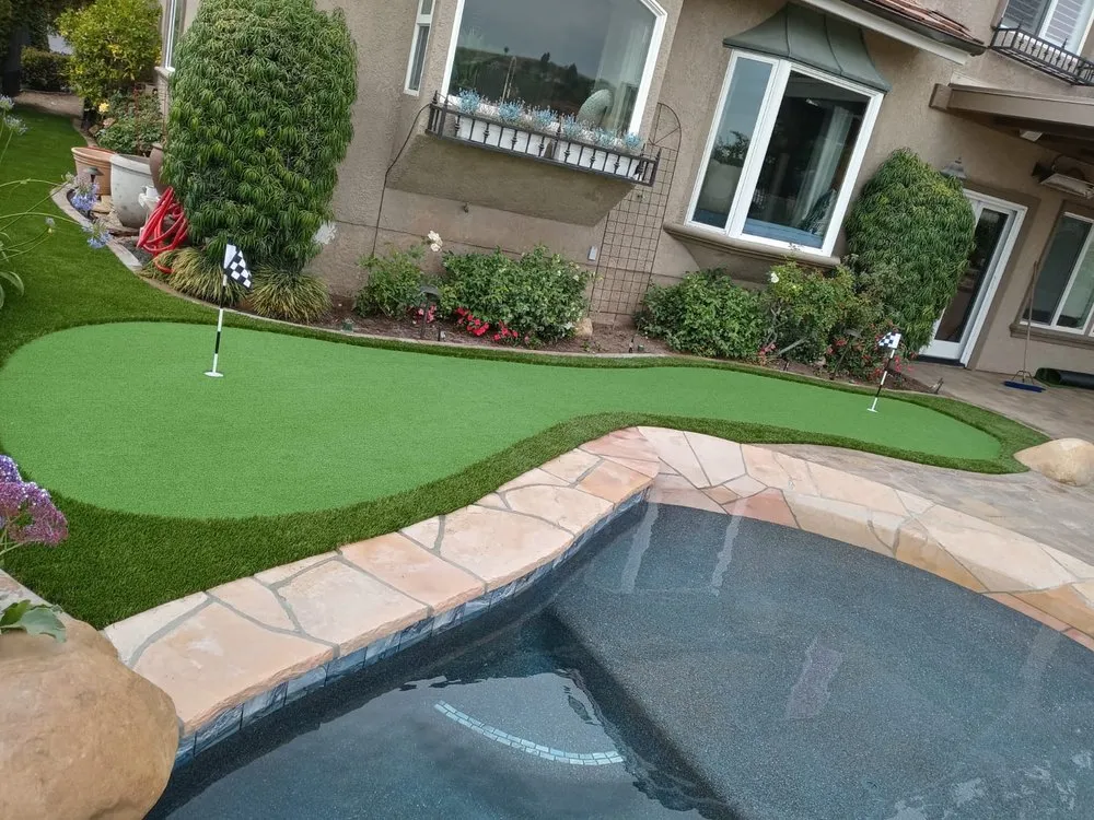 Custom landscaping services in Van Nuys, CA by AD Construction