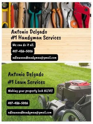 AD Lawn And Handyman Services Logo