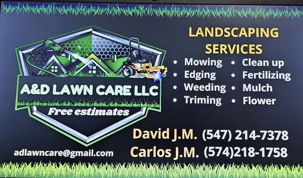 A&D Lawncare Logo