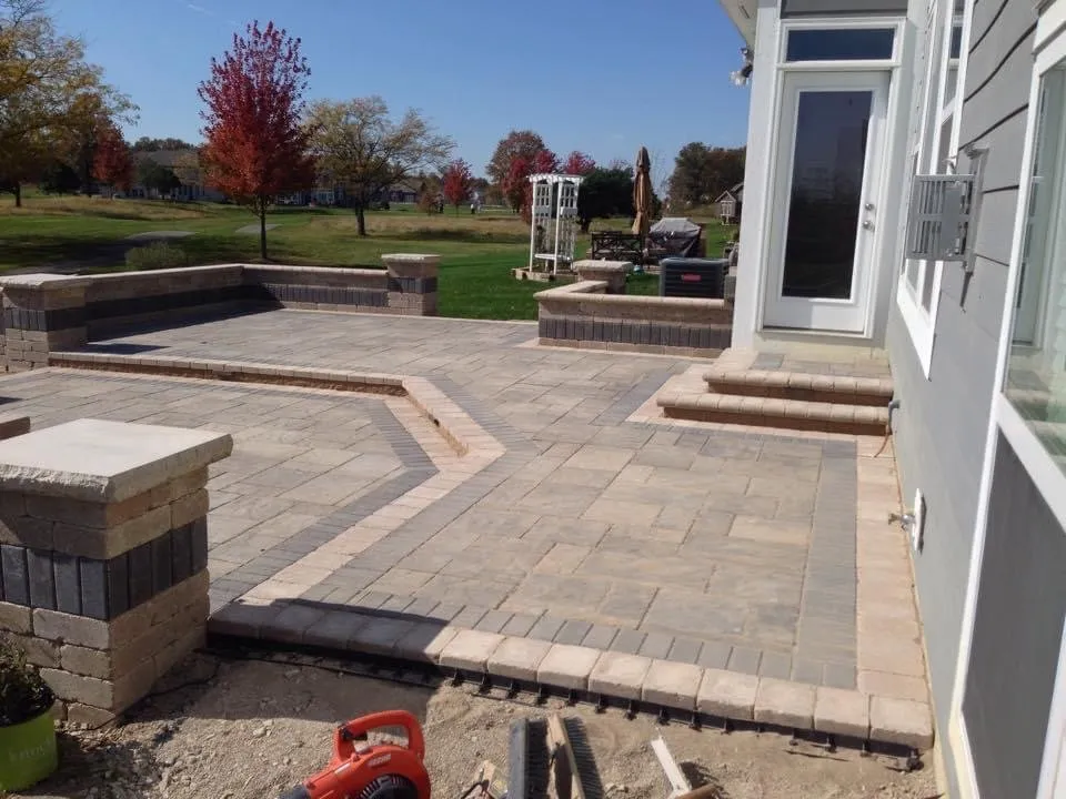 Expert residential landscaping with custom design in Westerville, OH by AD Outdoor Solutions