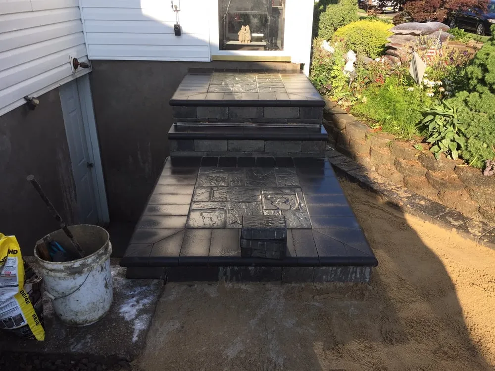 Custom residential landscaping for residential properties across Medford, NY - AD Paving & Masonry