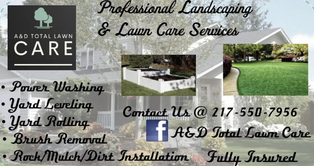 Affordable garden landscaping for outdoor upgrades in Rantoul, IL by A&D Total Lawn Care
