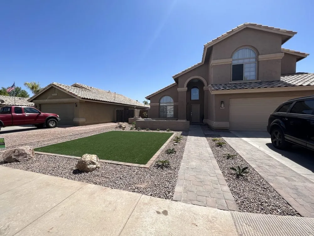 Local landscape installation for beautiful yards in Mesa, AZ by Adal Landscape Services