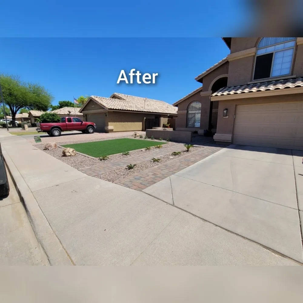 Reliable yard maintenance in Mesa, AZ by Adal Landscape Services