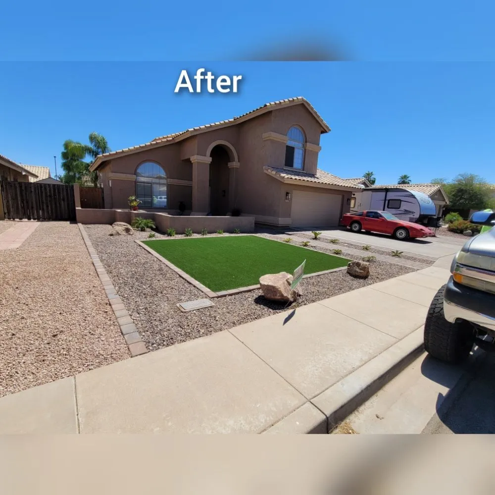 Custom lawn mowing service in Mesa, AZ by Adal Landscape Services