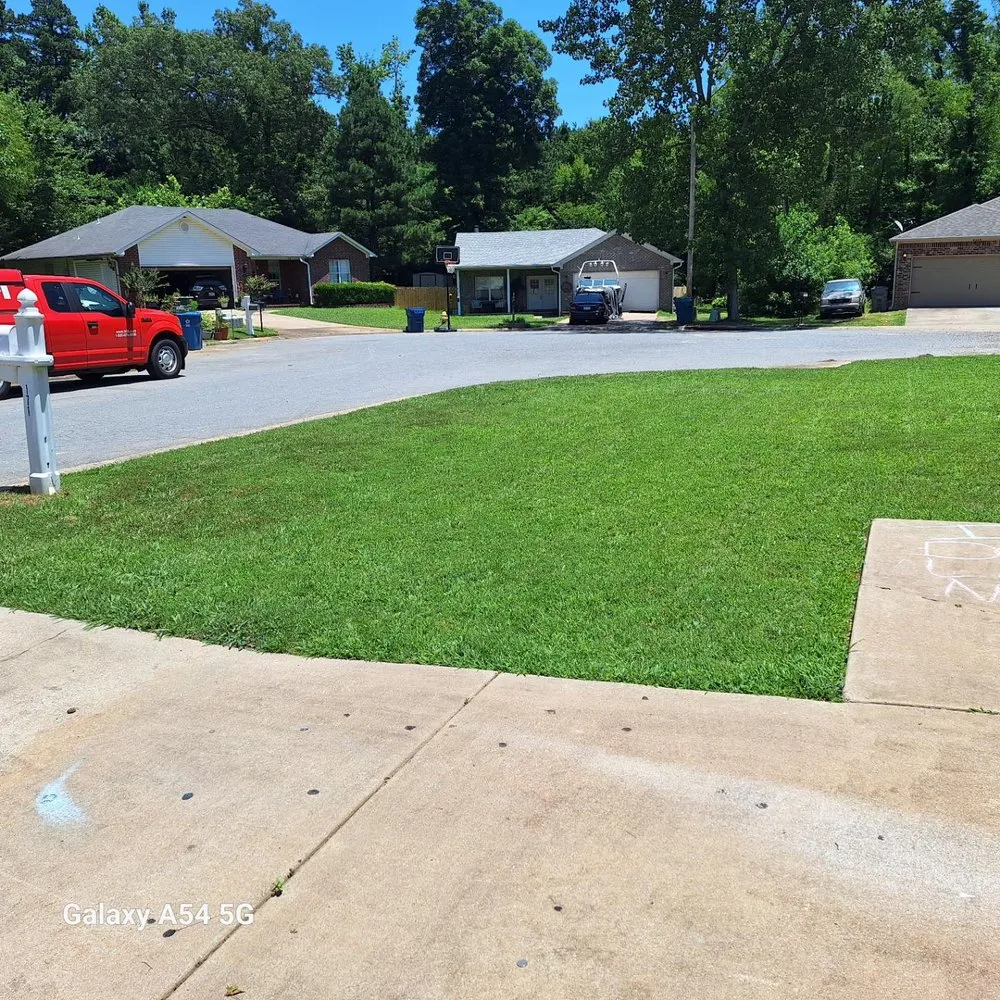 Professional yard cleanup service near you in Benton, AR by Adam & Sons Lawn Care