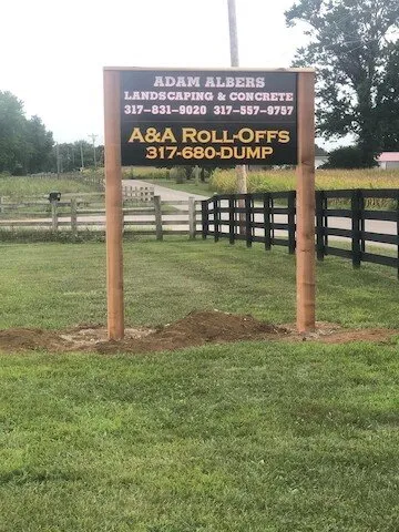 Custom landscape design in Mooresville, IN by Adam Albers Landscaping & Concrete