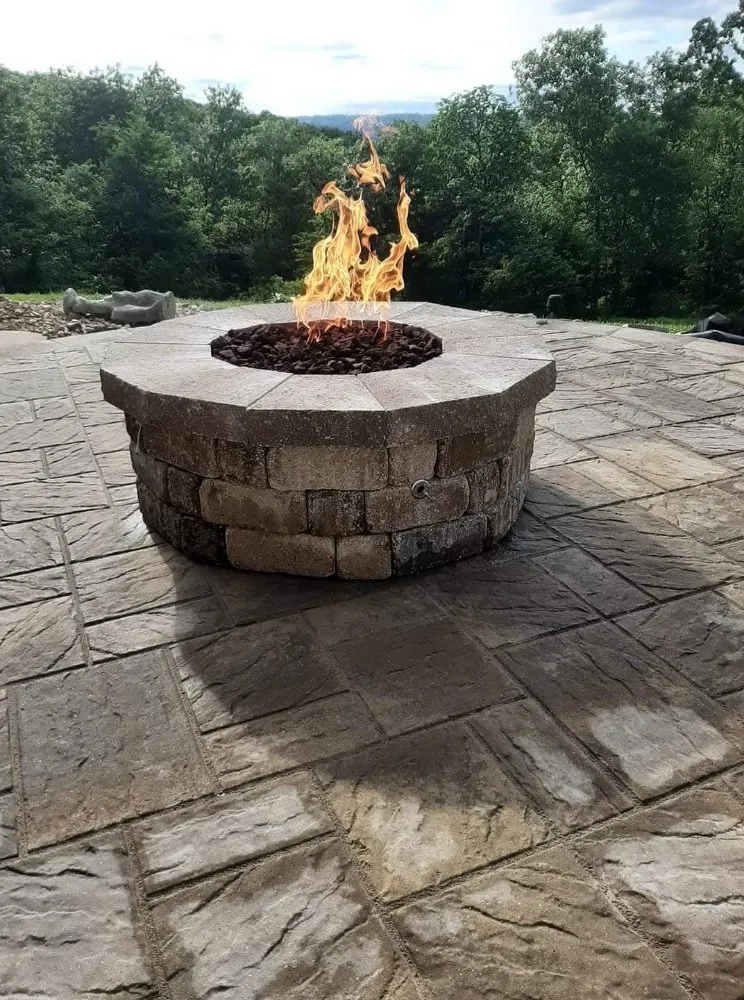 Custom landscape installation in Reeds Spring, MO by Adam Rager Decorative Landscaping