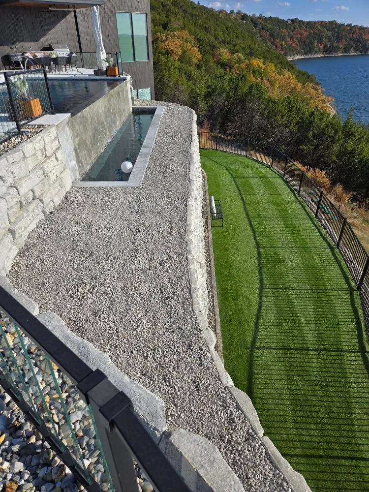 Local landscape installation in Reeds Spring, MO by Adam Rager Decorative Landscaping