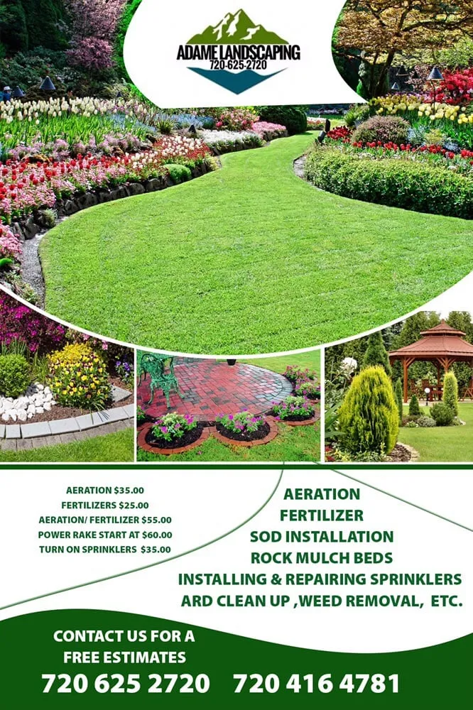 Top-rated lawn care service in Aurora, CO by Adame Landscaping