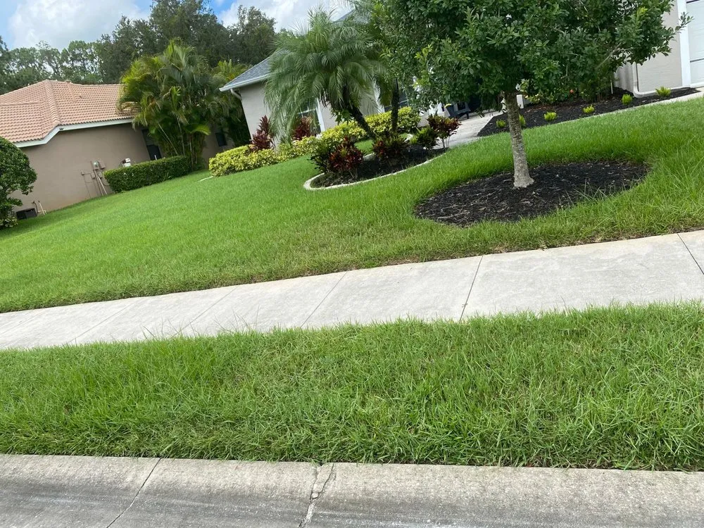 Affordable residential landscaping for year-round maintenance in Palmetto, FL by Adame Landscaping
