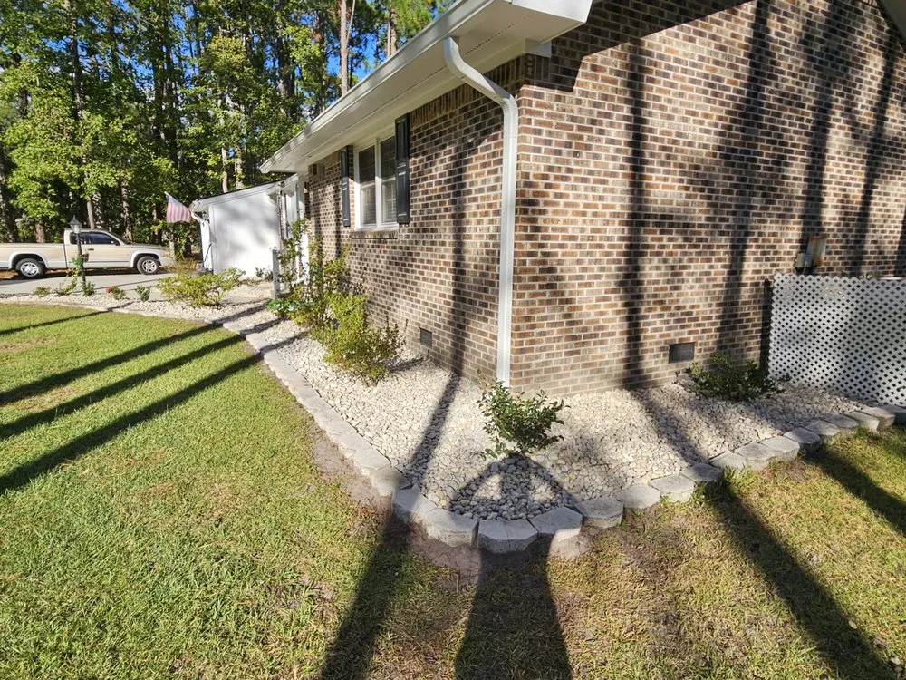 Professional landscape design in Sunset Beach, NC by Adams Exterior Designs