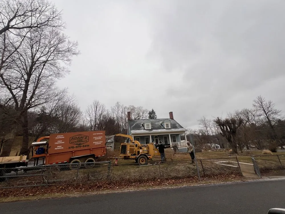 Custom landscape installation in North Tazewell, VA by Adam's Land Improvements