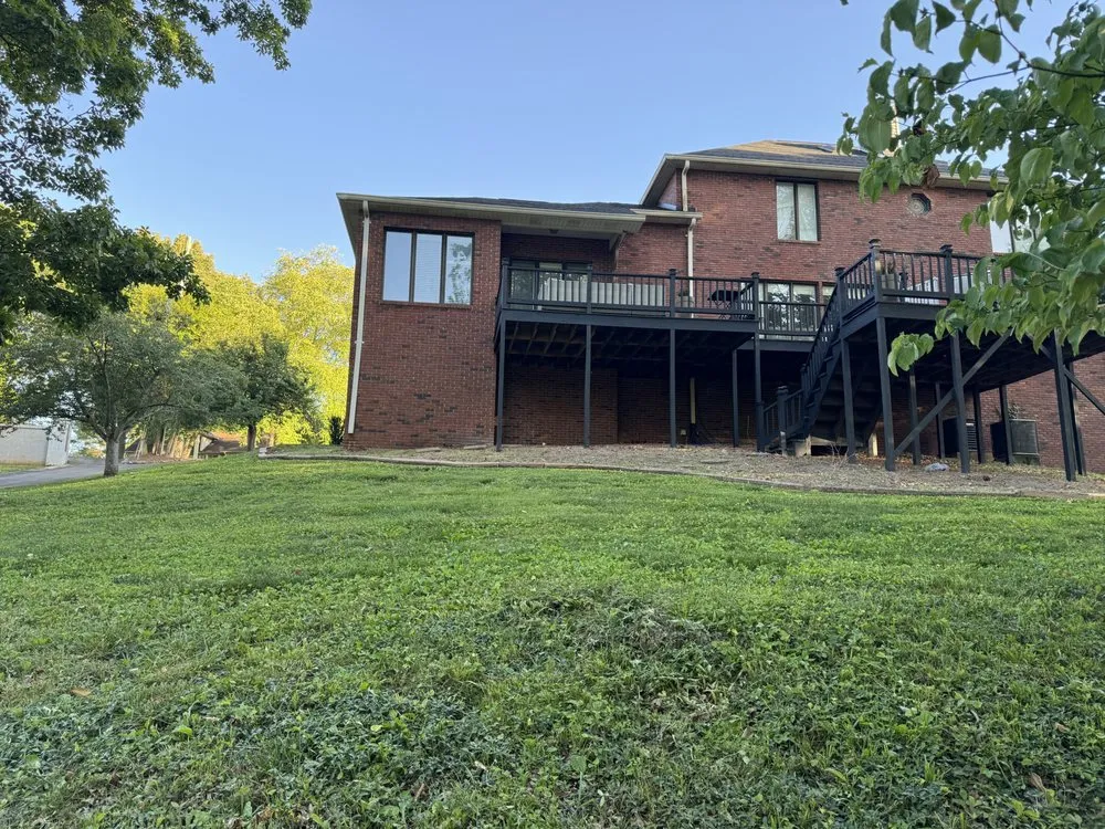 Professional yard cleanup service for beautiful yards in Tullahoma, TN by Adams Landscape Solutions