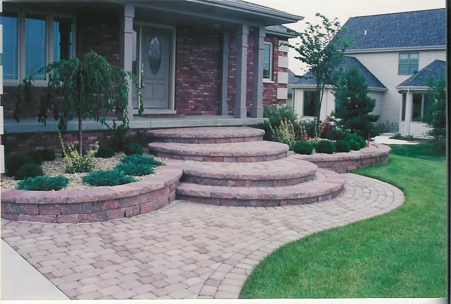 Top-rated landscape design for residential properties in Crown Point, IN by Adam's Landscaping