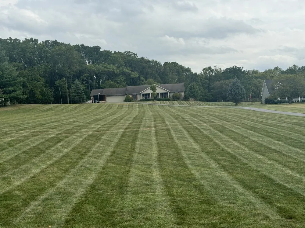 Custom landscape installation for homes across Greenfield, IN - Adams Lawn Care