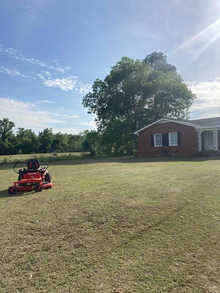 Custom landscape design in Seven Springs, NC by Adams Lawn Care
