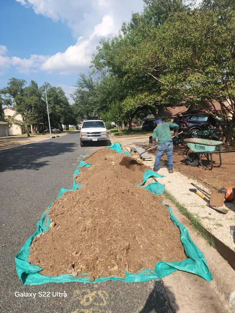 Reliable landscape installation in Austin, TX by Adam's Lawn Service Austin