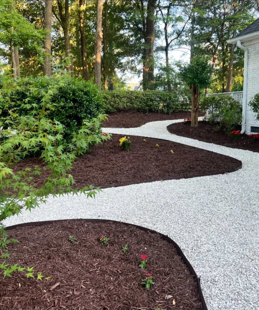 Custom landscape installation for beautiful yards across Leland, NC - Adams Property Care
