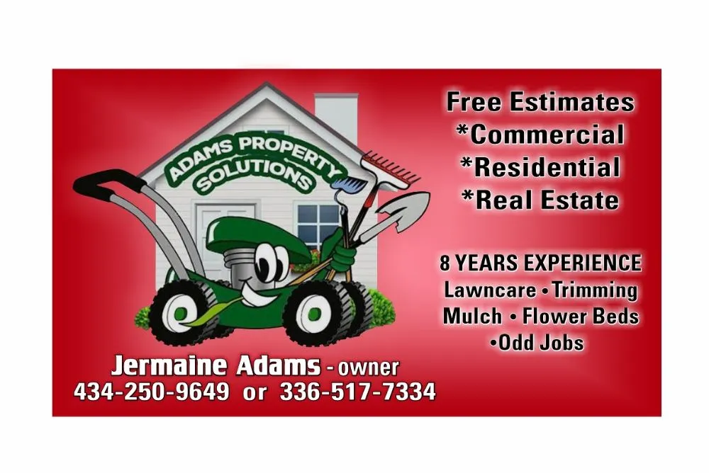 Custom garden landscaping in Danville, VA by Adams Property Solutions