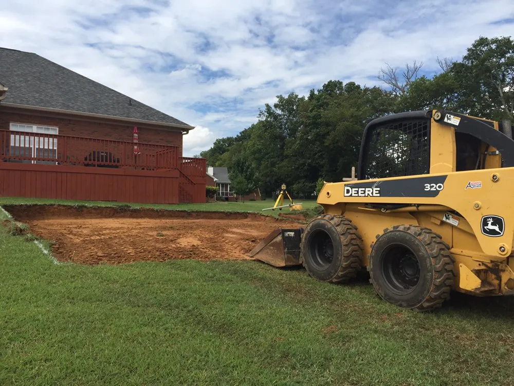 Affordable outdoor landscaping in Columbia, TN by Adam's Tractor Works