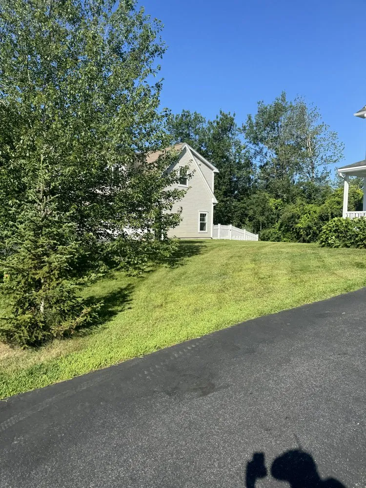 Custom landscape installation in South Portland, ME - Adam’s Yard Service