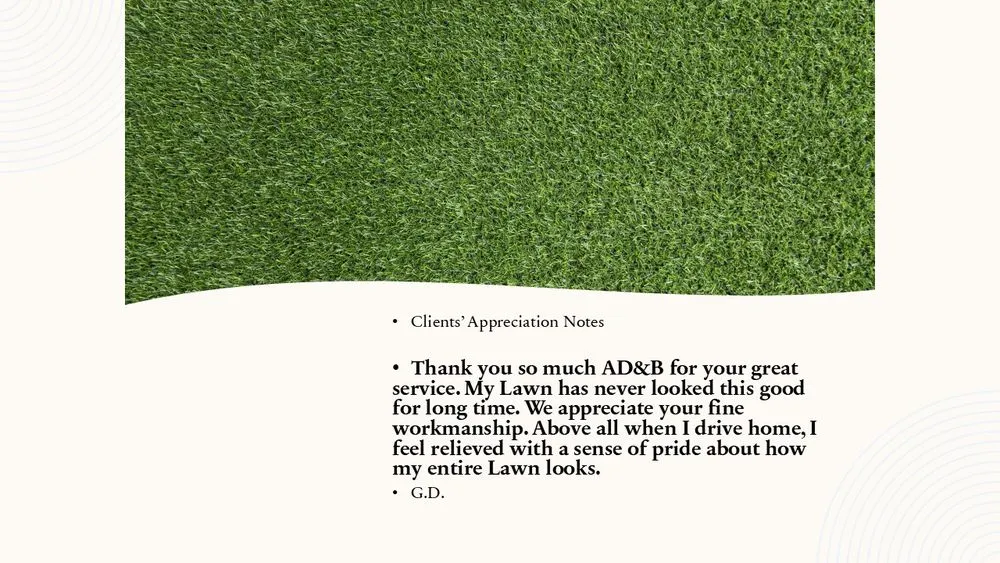 Professional residential landscaping experts serving Greenacres, FL - AD&B Lawncare