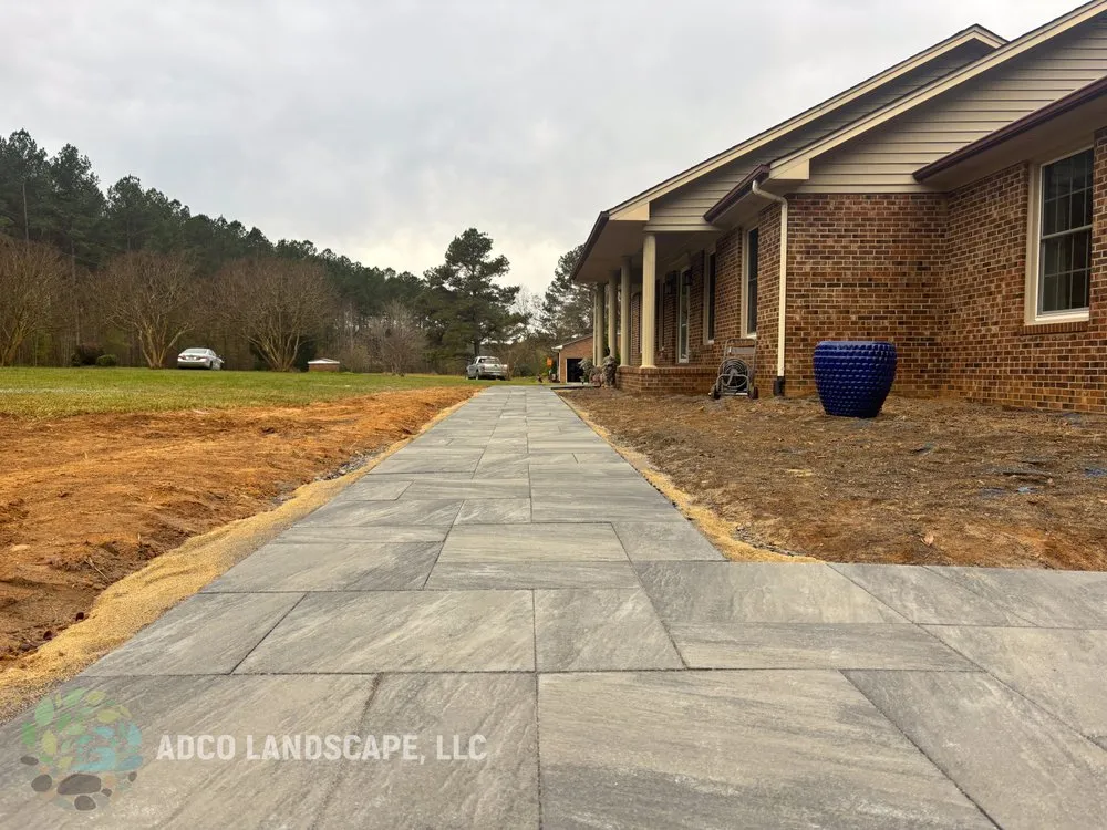 Custom landscaping services with custom design in Henderson, NC by Adco Landscape