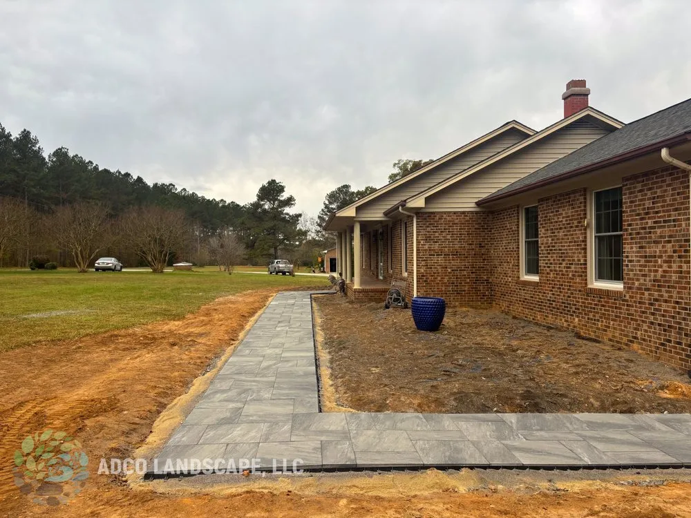 Local outdoor landscaping for homes in Henderson, NC by Adco Landscape