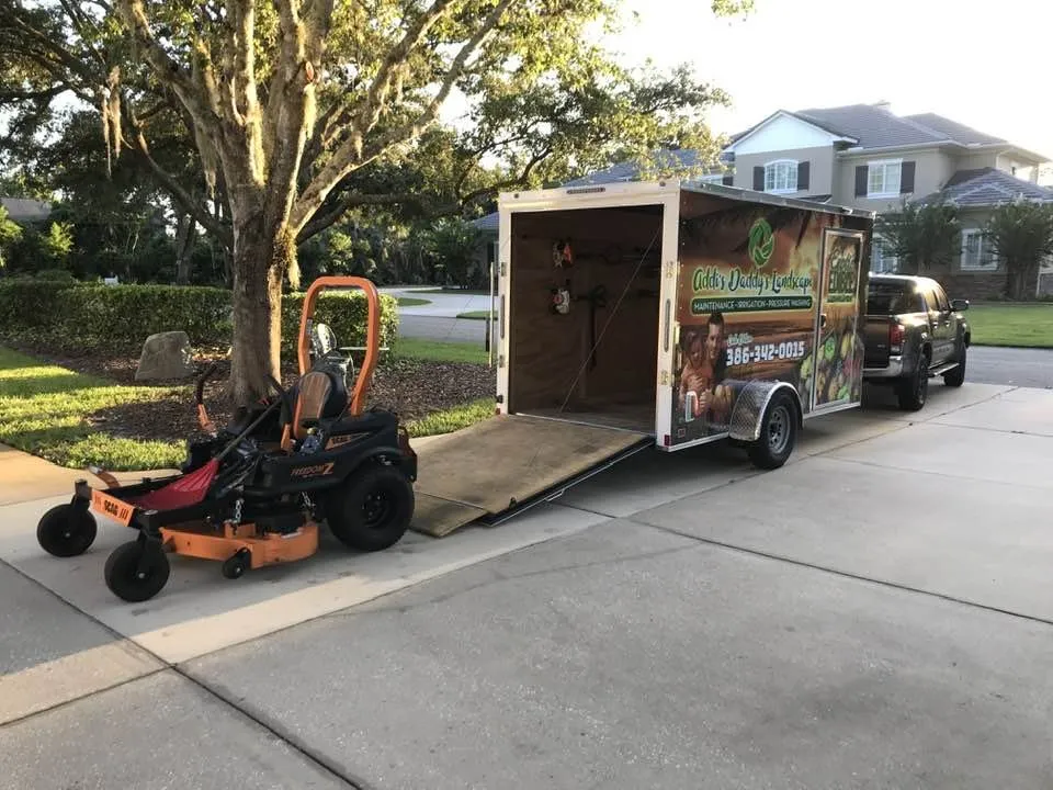 Top-rated lawn mowing service for year-round maintenance across Daytona Beach, FL - Addis Daddy's Landscaping