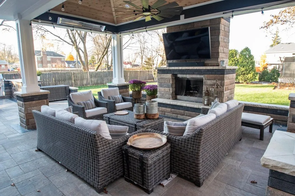 Custom landscape design near you in Lombard, IL by Addlawn Landscaping