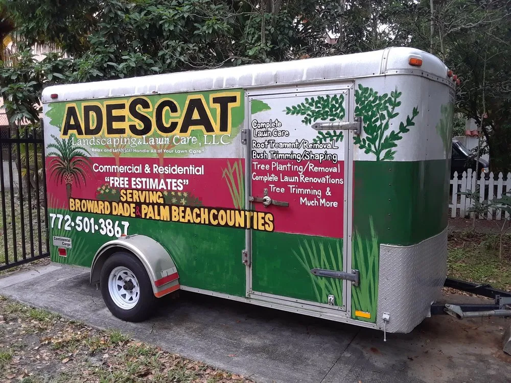 Reliable landscape installation in Oakland Park, FL by Adescat Landscaping & Lawn Care