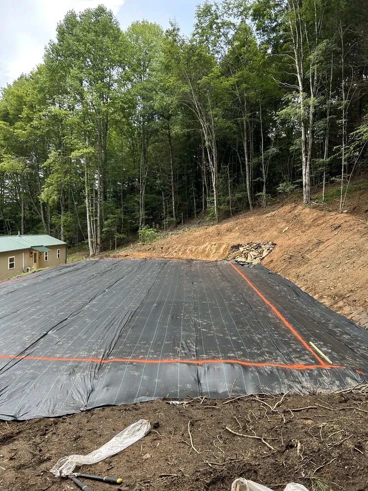 Local landscape design near you in Topton, NC by ADEX Land Solutions