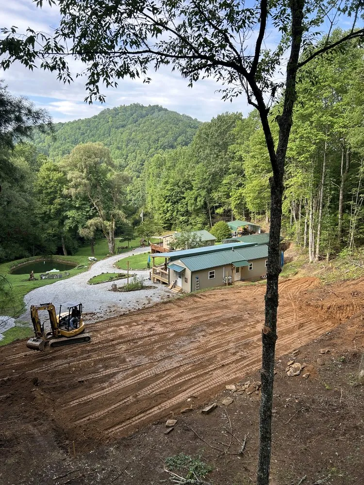 Professional landscaping services for homes in Topton, NC by ADEX Land Solutions