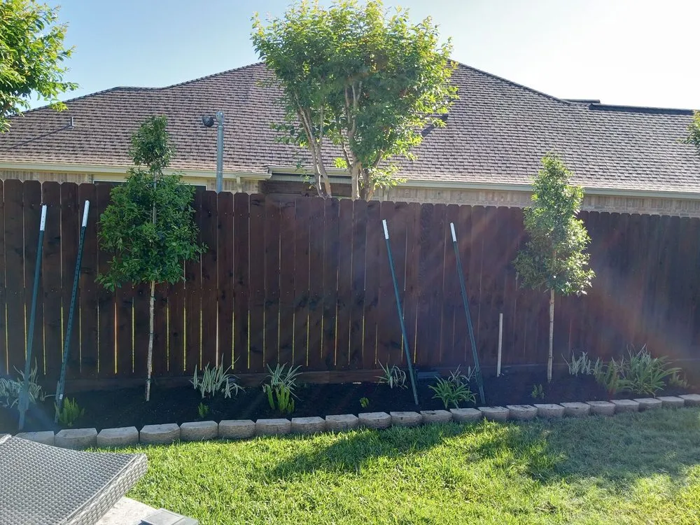Expert landscape installation in Houston, TX by A.D.I Landscaping & Tree Service