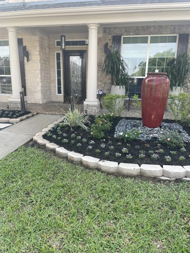 Reliable lawn care service for homes in Houston, TX by A.D.I Landscaping & Tree Service