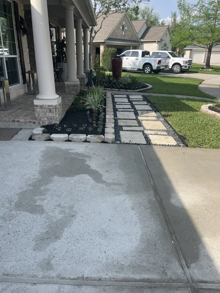 Reliable lawn care service for beautiful yards in Houston, TX by A.D.I Landscaping & Tree Service