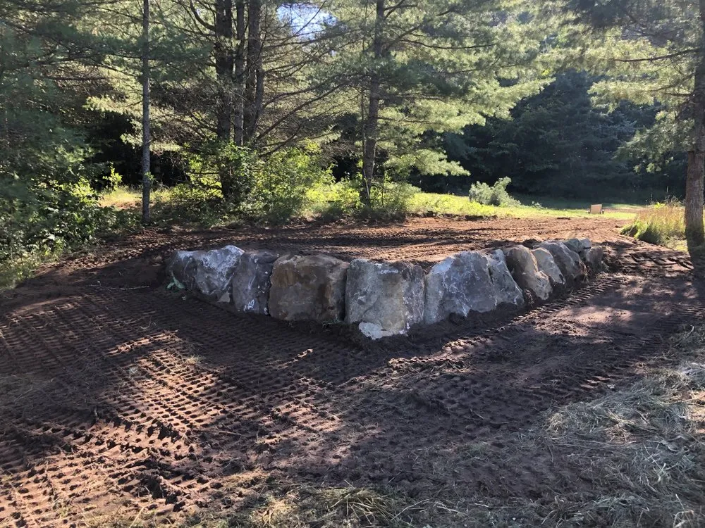 Custom residential landscaping for beautiful yards in Wilmington, NY by Adirondack Excavation and Grading