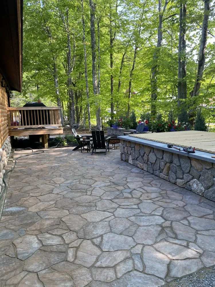 Affordable landscape installation in Woodgate, NY by Adirondack Mountain Landscaping