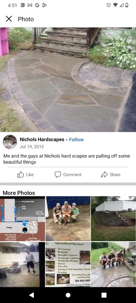 Top-rated lawn mowing service in Queensbury, NY - Adirondack rustic hardscapes