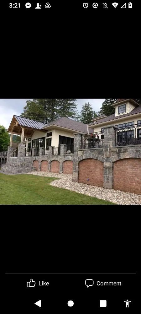 Top-rated residential landscaping in Queensbury, NY - Adirondack rustic hardscapes