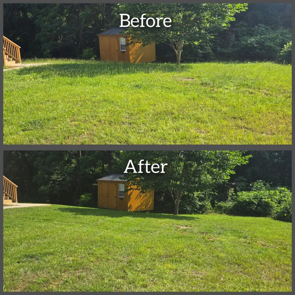 Custom garden landscaping with custom design across Valdese, NC - Adkinson Lawn Care