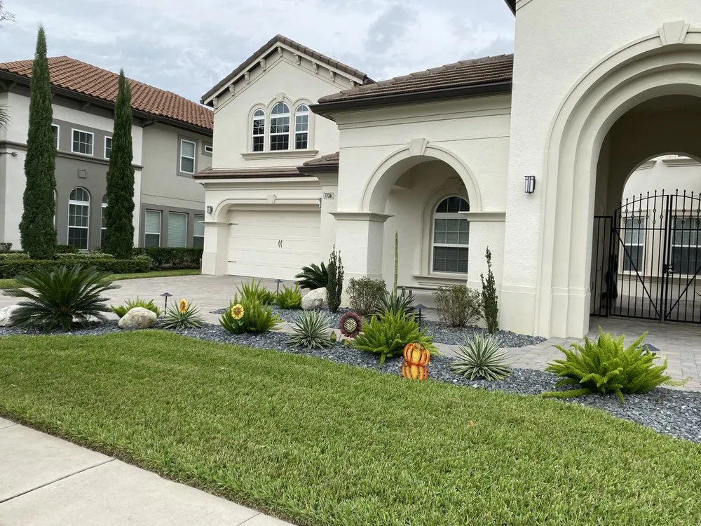 Custom residential landscaping in Ocoee, FL by Adolfo Landscaping Services