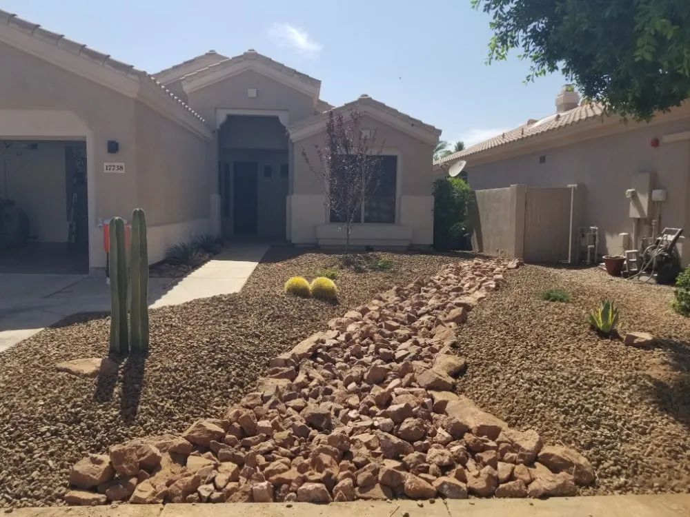 Affordable outdoor landscaping for homes in El Mirage, AZ by Adolfo's Landscape & Irrigation